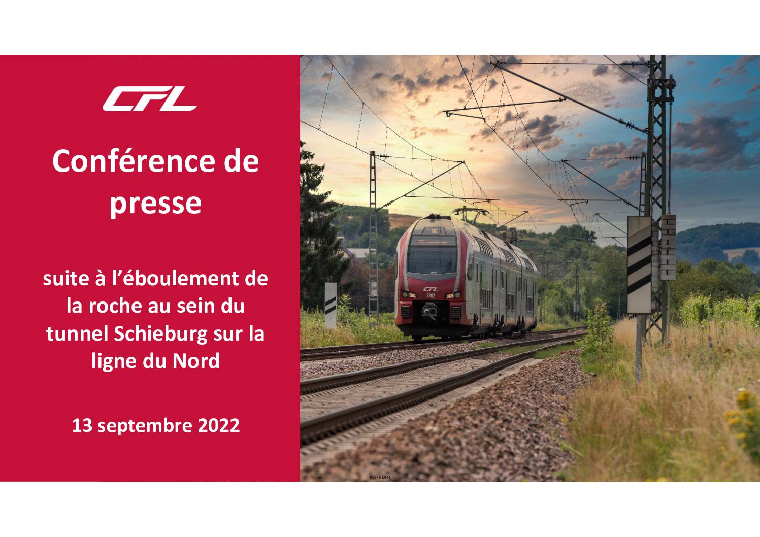 CFL ligne 10: Transports alternatifs pendant la fermeture de la ligne 10 entre Kautenbach et Clervaux