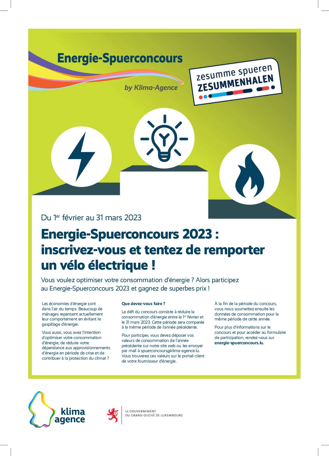 Energie-Spuerconcours 2023 by Klima-Agence