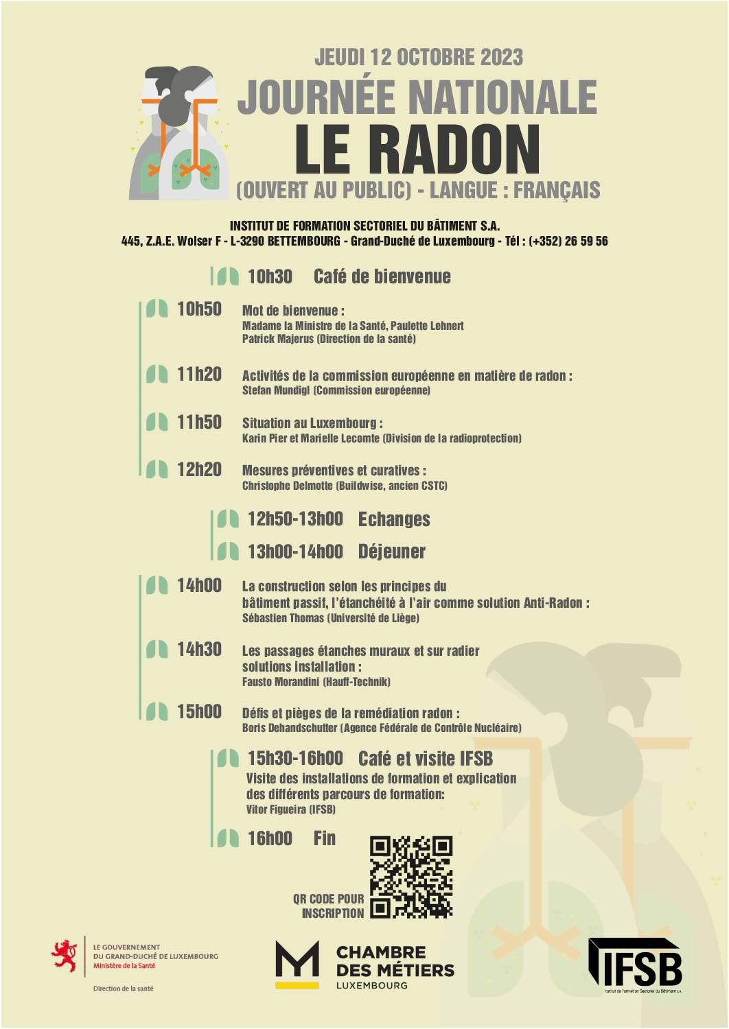 Journée Nationale du Radon, le 12 octobre 2023