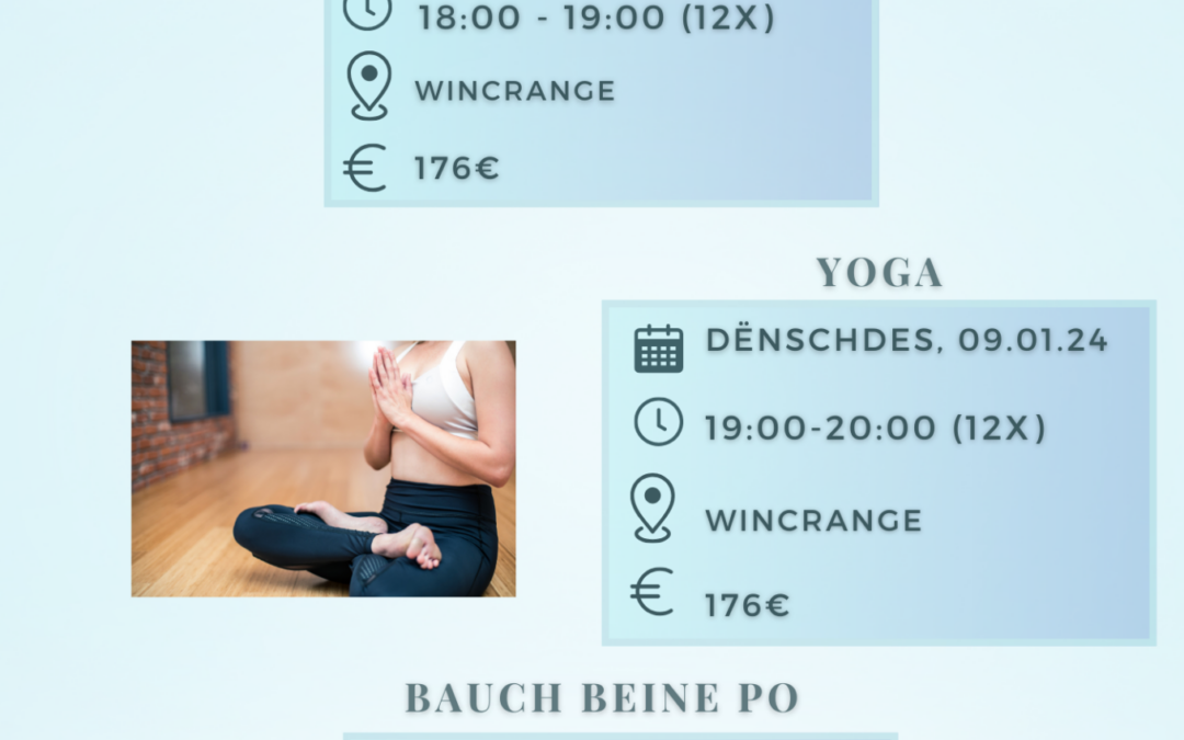 Club Haus op der Heed – Cours de Fitness (à partir du 9 janvier 2024, Wincrange)