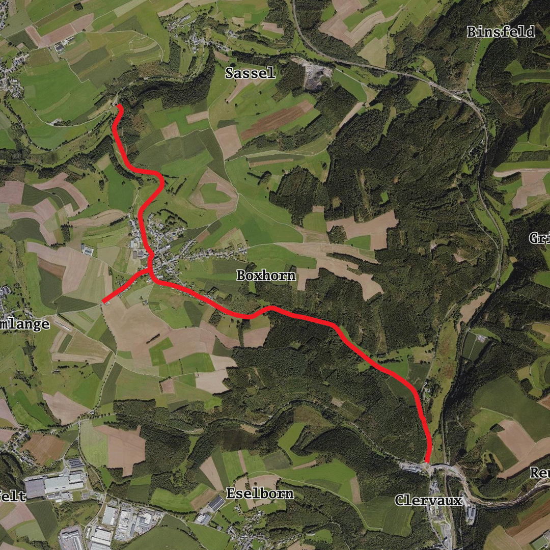 Route barrée entre Boxhorn et Clervaux (sauf pour riverains et bus) du 7 mai au 26 juillet 2024