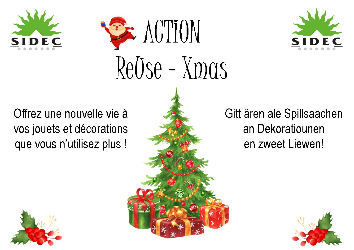 SIDEC: Action ReUse - Xmas