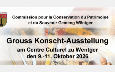 Commission pour la Conservation du Patrimoine et du Souvenir : grande exposition d’art