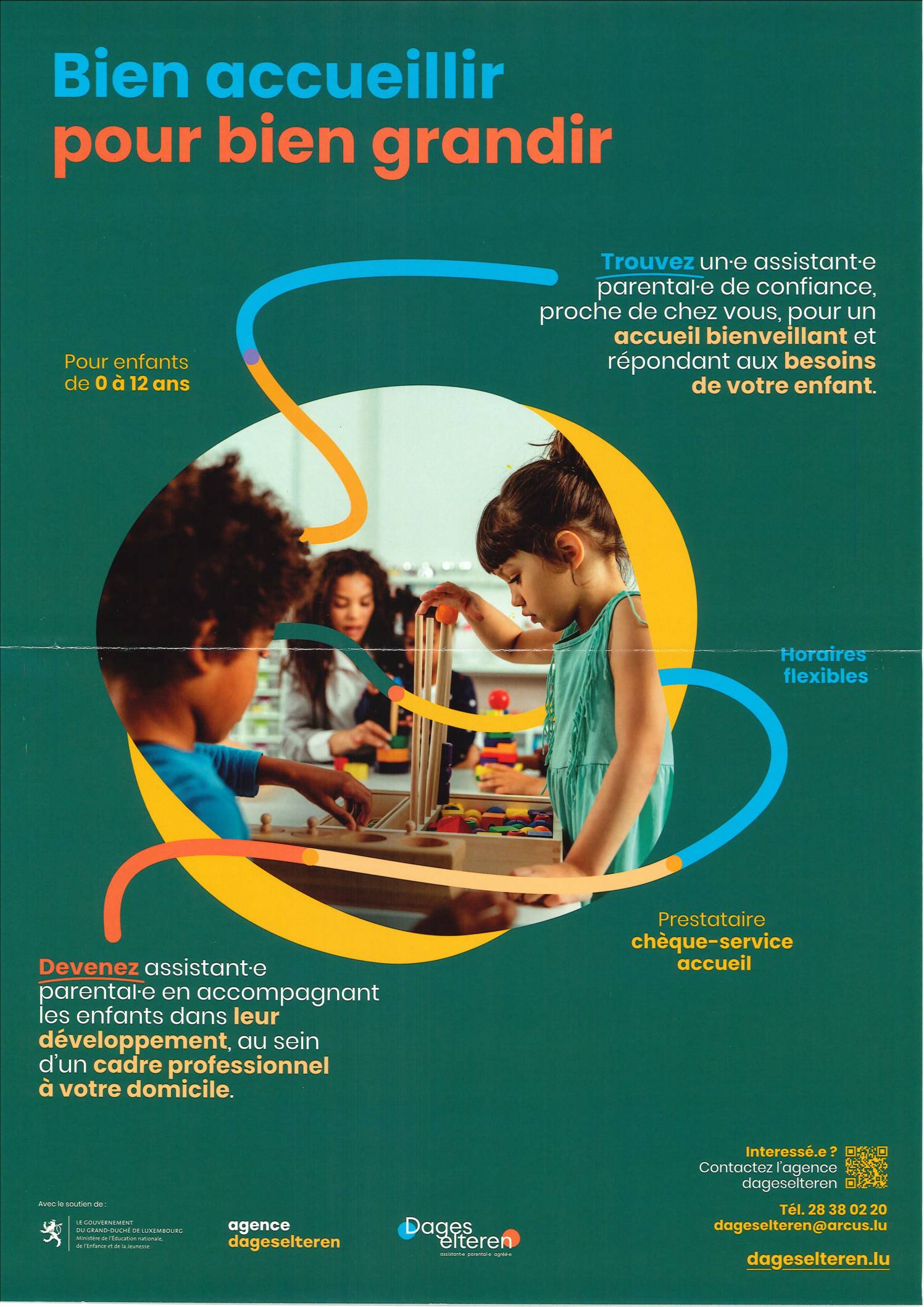 Dageselteren: Bien accueillir pour bien grandir