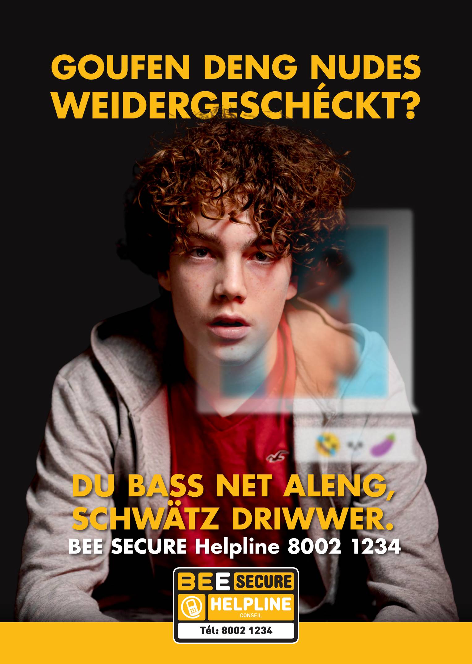 BEE Secure: Campagne “Du bass net aleng, schwätz driwwer”
