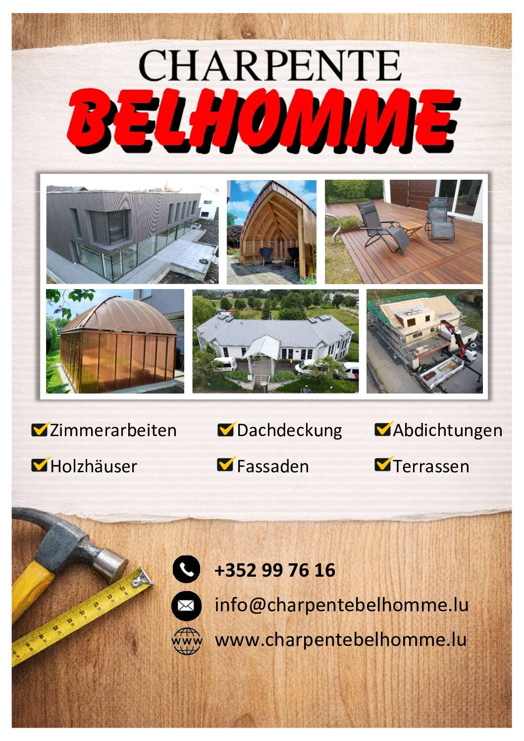 Annonce - CHARPENTE BELHOMME