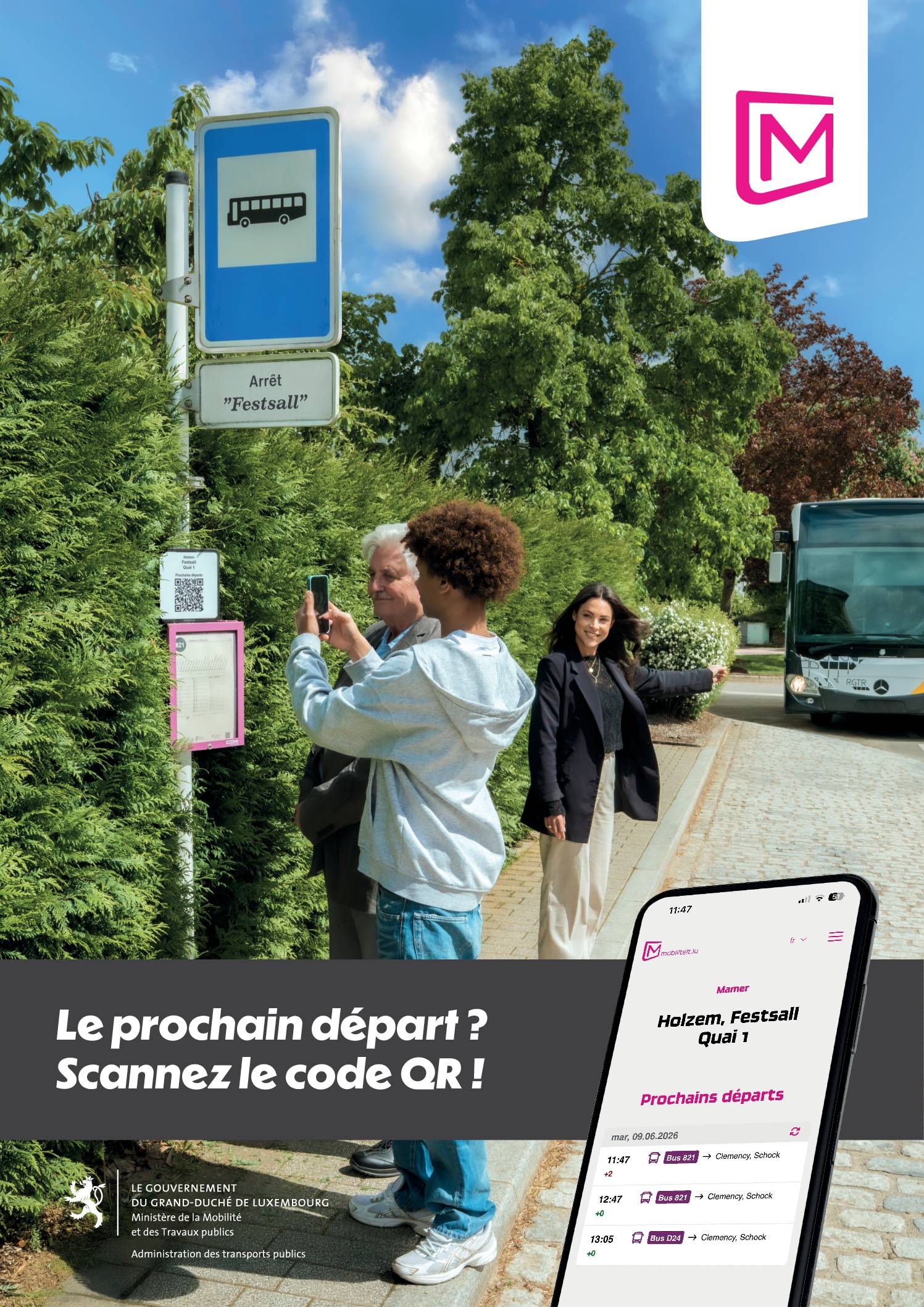 ATP: nouveaux QR Codes sur les arrêts de bus