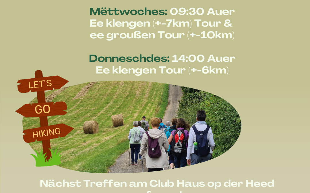 Club Haus op der Heed: Wanderen – Randonnée