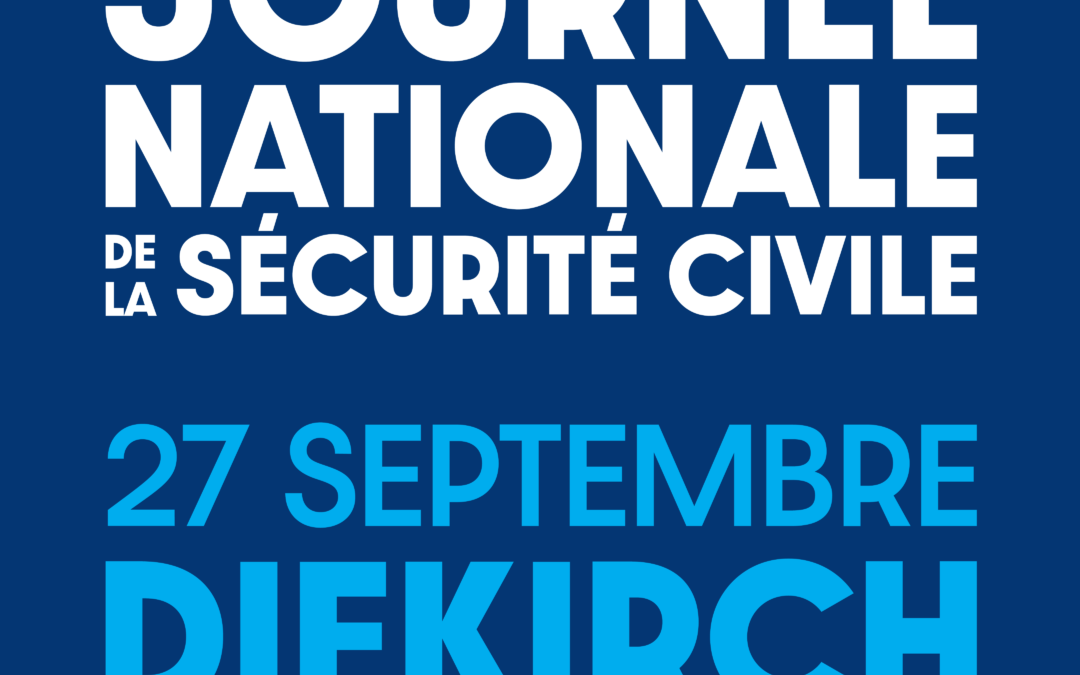 CGDIS: Journée nationale de la Sécurité civile – 27 septembre 2026
